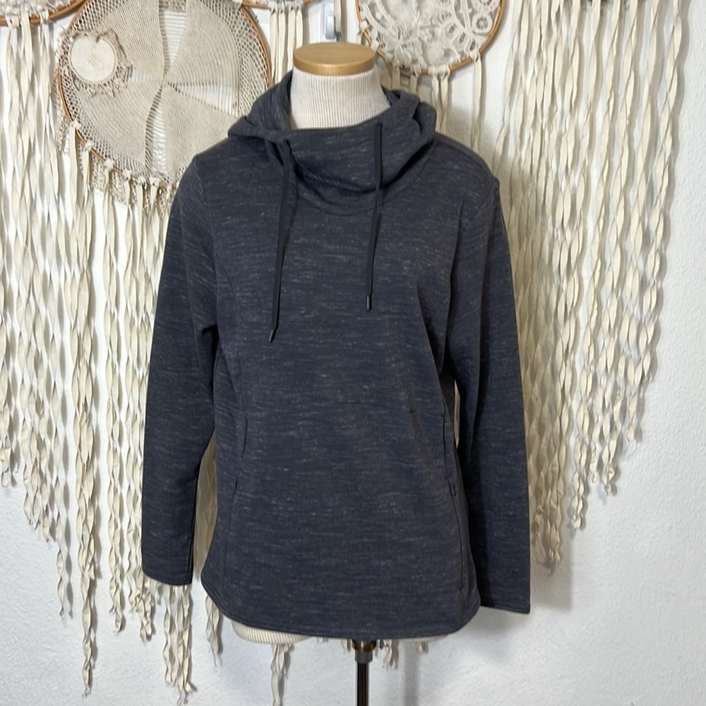 Kuhl Gray Pullover Hoodie Sweatshirt Size M